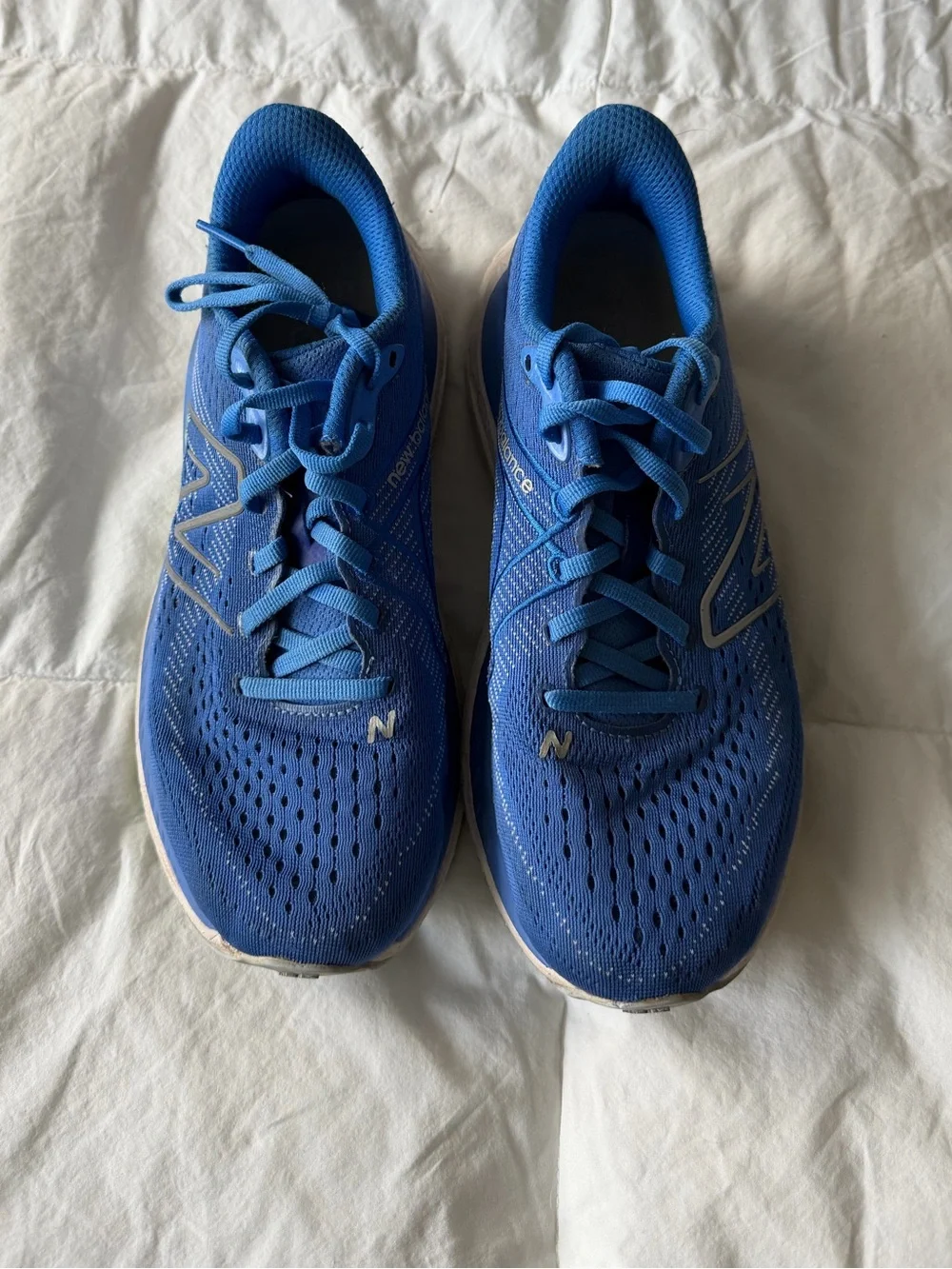 New Balance Blue and Green Athletic Sneakers